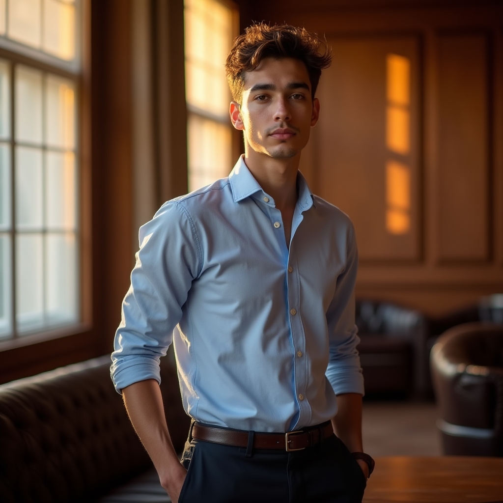 Young person looking forward with confidence, starting their independent life